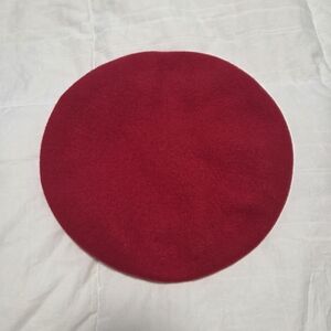 NWOT J. Crew Vibrant Red Wool Beret